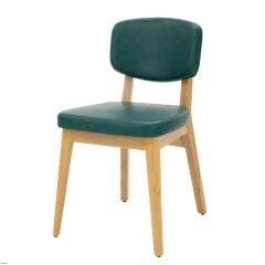 Riva Masif Ahşap Sandalye – Yeşil