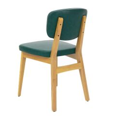 Riva Masif Ahşap Sandalye – Yeşil