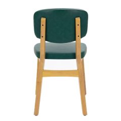 Riva Masif Ahşap Sandalye – Yeşil