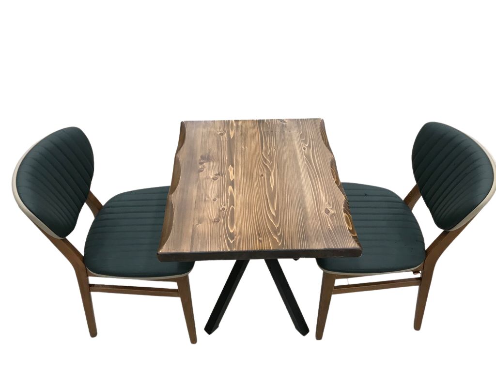 Kavira Masif Tabla Restoran Masa Takımı