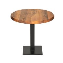 Arvella Ceviz Yuvarlak Cafe Masası