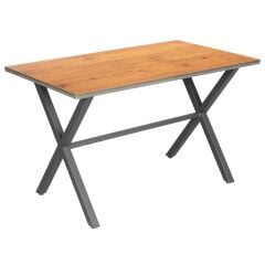 Arvik Ahşap Masa – Çapraz Ayaklı Compact Masa