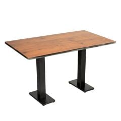 Novera Compact Masa Siyah Blok Metal Ayak